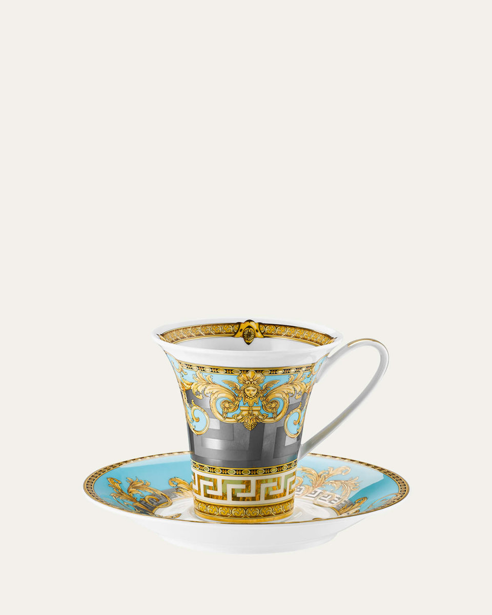 Prestige Gala Bleu Coffee Cup & Saucer
